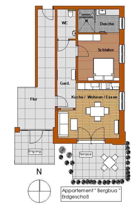 Alpenappartement Kleiner Tannheim Værelse billede